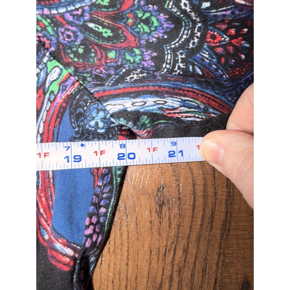 Coldwater Creek Womens Size 12 3 Button Paisley Long Sleeve Cotton Blend Blazer - Picture 9 of 10